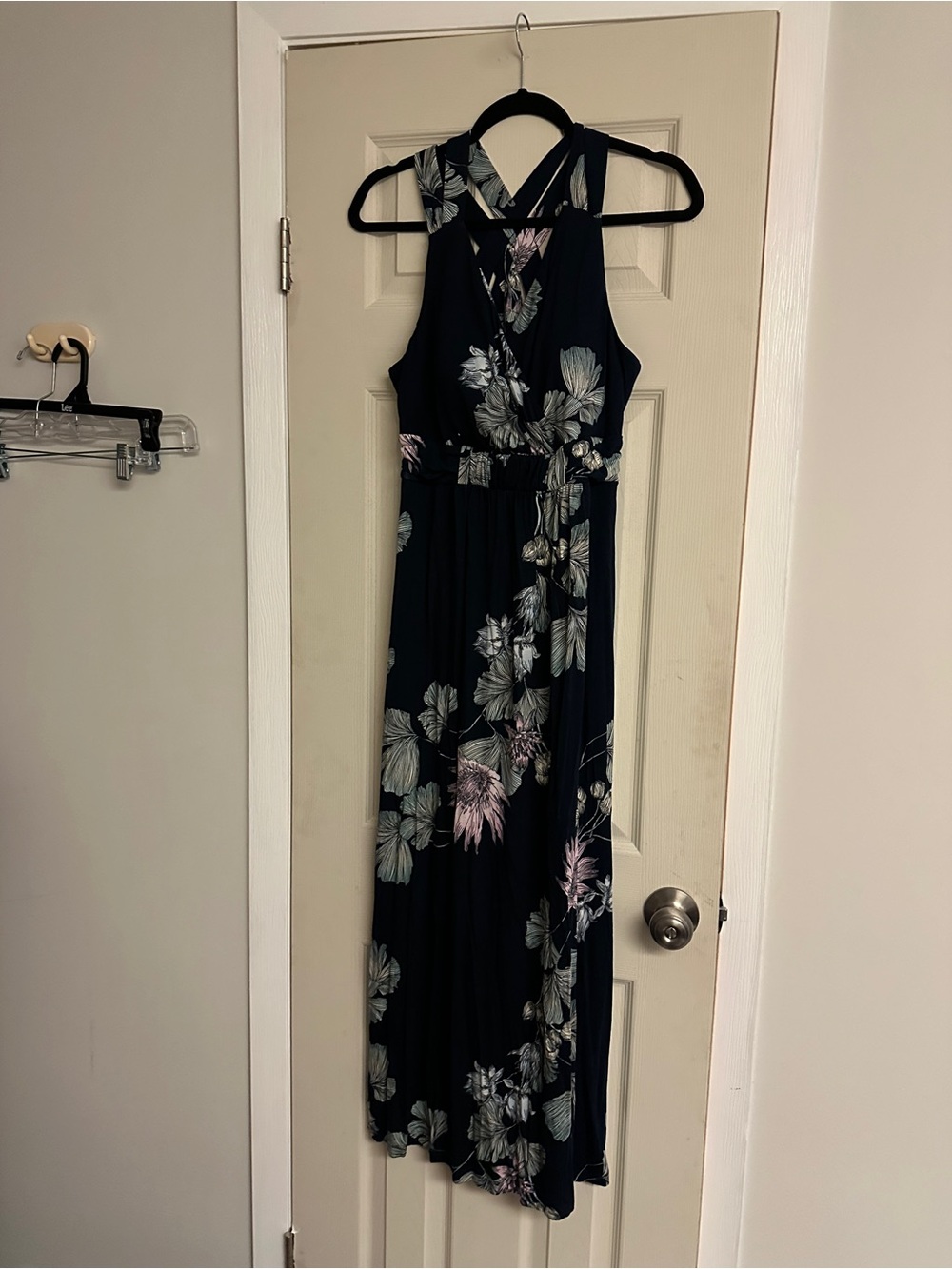 Soma Navy Maxi Dress with Floral Print